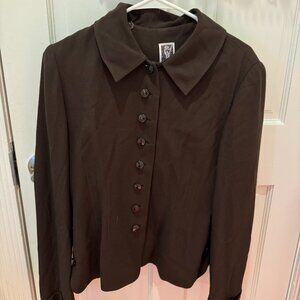vintage brown blazer
